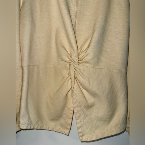 Pilcro Cream Twist-Front Sweatshirt - Picture 4 of 16
